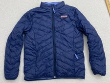 Vinyard Vines Girls Down Filled Performance Puffer Jacket Blue Large B37