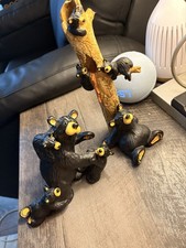 Big Sky Carvers Bearfoots Bears Jeff Fleming Daddy's Home / The Honey Tree NIB