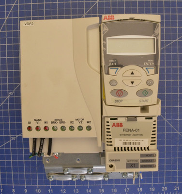 ACS355-03U-23A1-4/15 HP VARIABLE FREQUENCY DRIVE W KEYPAD 400-480VAC 3PHASE/ABB
