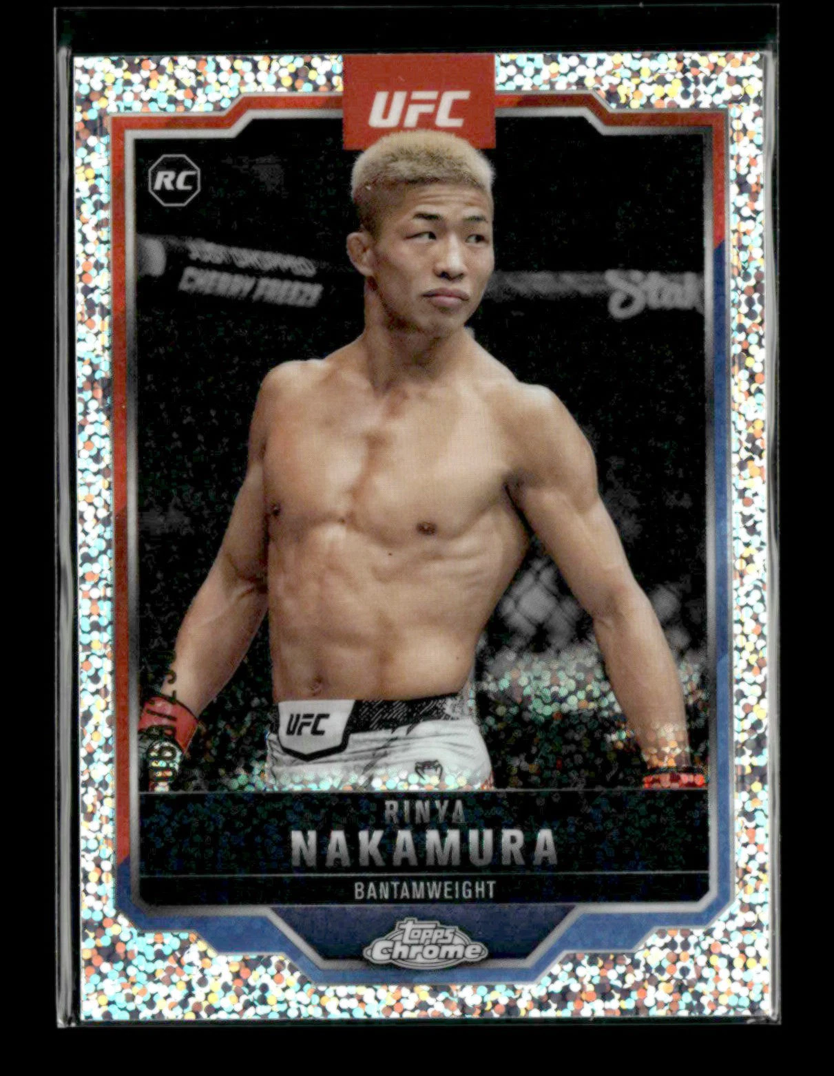 Rinya Nakamura 2025 Topps Chrome UFC RC Speckle 068/250 [don80
