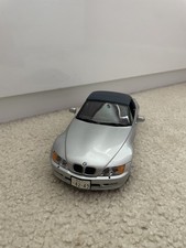 1/18 UT Models BMW Z3 Roadster Convertible Silver Diecast Car Loose w/ Roof