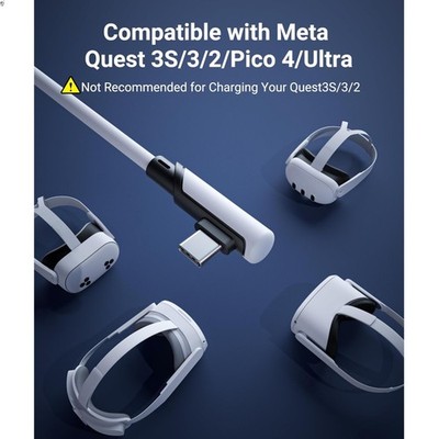 Link Cable 16FT for PCVR Compatible with Oculus/Quest 3/Meta Quest 3S, Quest2...