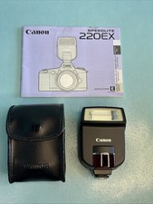 Canon 220EX Speedlite Flash Made in Japan - WORKS