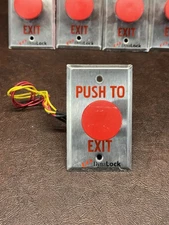 DYNALOCK 1-5/8: DIA RED PALM SWITCH 6290