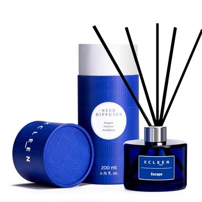 Xcleen Reed Diffuser, 6.7 Oz Escape Scented Diffuser with Sticks, Long Lastin...