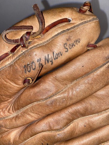 Vintage JOE RUDI MODEL GJF7 RAWLINGS BASEBALL LEATHER GLOVE- X2 - Picture 11 of 12