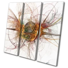 Abstract Funky Design TREBLE CANVAS WALL ART Picture Print VA