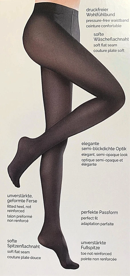 Kunert OPAQUE 40 Strumpfhose, semi-blickdicht matt, klassische Schönheit, 40 DEN - Bild 2 von 3