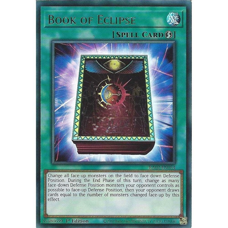 RA02-EN054 Book of Eclipse : Ultra Rare Card : 1st Edition : YuGiOh