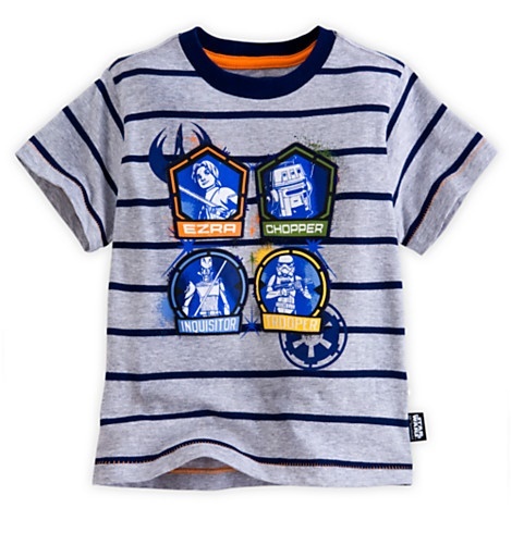 Disney Store Authentic Star Wars Rebels T Shirt Tee Boys Size Gift NEW