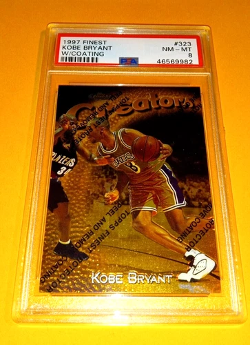 1997 Topps Finest Gold Creators Kobe Bryant #323 - PSA 8 - Lakers