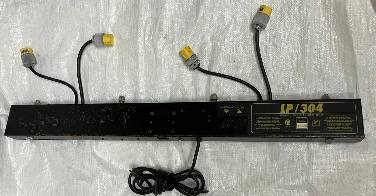 Yorkville LP 304 LP304 Dimmer Bar For Stage Lighting Mount Up To 4 Par 56 Cans