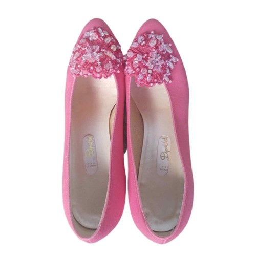 Zapatos Barbiecore Rosa y Embrague a Juego 8EE Ancho Teñibles EE. UU. Barbie - Imagen 7 de 9