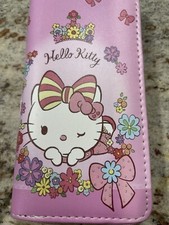 Pink Flowers Zip Women s Wallet New