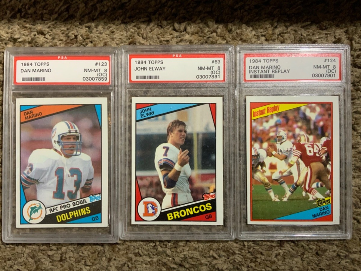 1984 Topps Football Complete Set with Dan Marino #123,#124 John