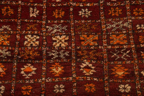 Thick-Plush Modern Moroccan Berber Geometric Oriental Area Rug Wool Handmade 4x6 - Picture 4 of 12