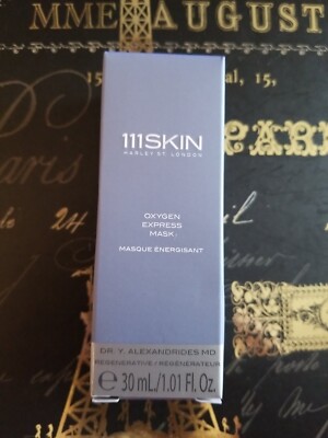 111SKIN~Oxygen Express Mask~Firming. 30ml / 1.01 fl oz, NIB. Ships Free