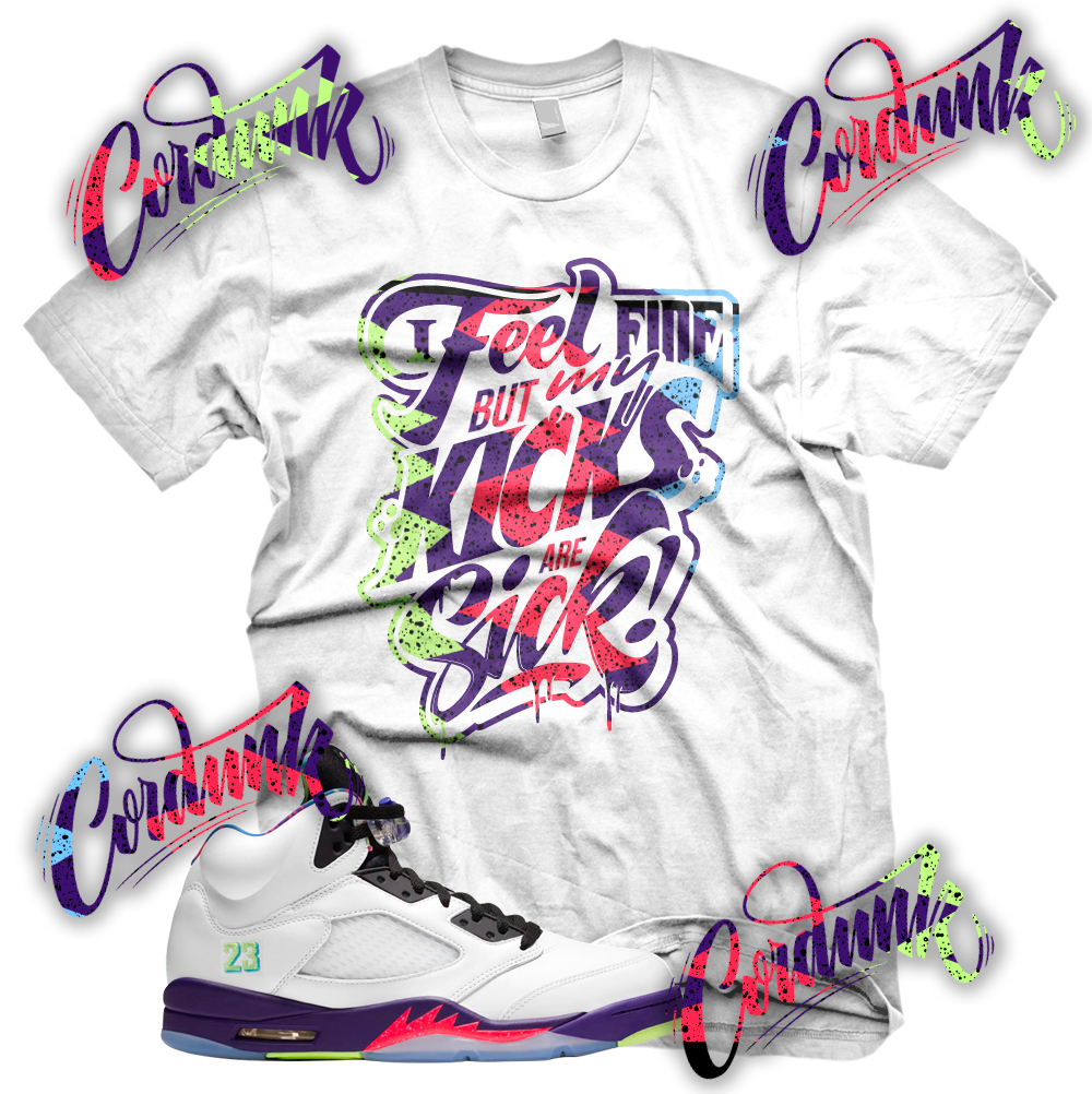 Jordan 9 Powder Blue Sneaker Tees Match White Shirt Love Sick Bear