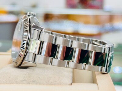 Rolex Datejust Turnograph 116264 Black Dial Oyster Band 18K White