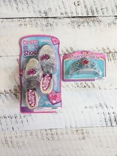 Princess Dress Up Shoes Tiara Pretend Play Set