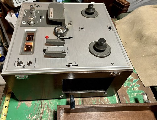 Vintage AKAI 1710W/L Holzkiste Made in Tokyo Japan getestet! Funktioniert! - Bild 7 von 10