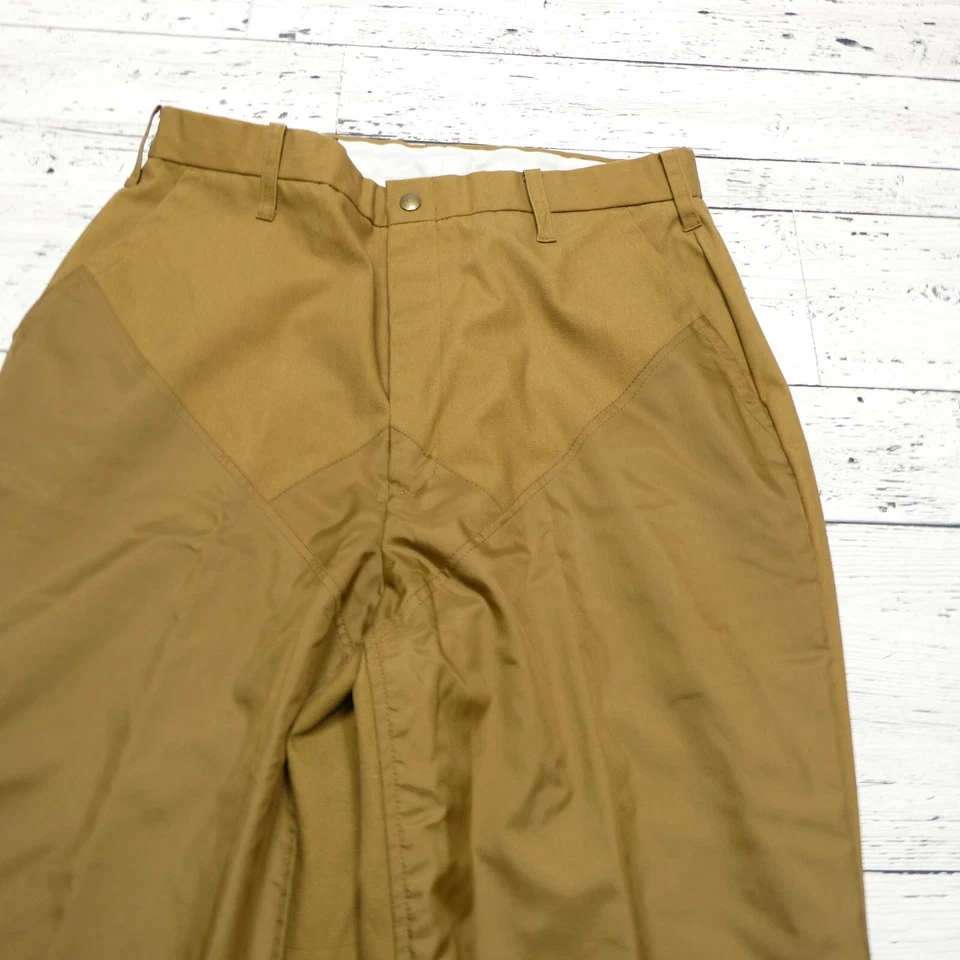 VINTAGE Gamehide Pants Size 32 Brown Canvas Nylon Brush Guard Upland Hunting - Image 3 of 4