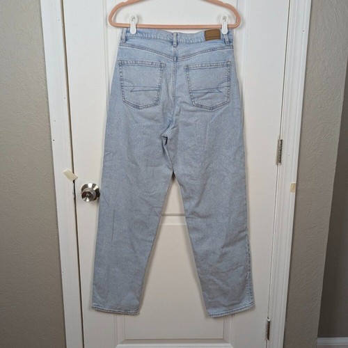 American Eagle | Light Blue High Waisted Ankle Jeans Size 8 - Picture 2 of 6