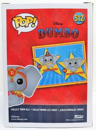 Funko Pop Dreamland Dumbo Red # 512 Disney Dumbo Vinyl Figure - Picture 3 of 5