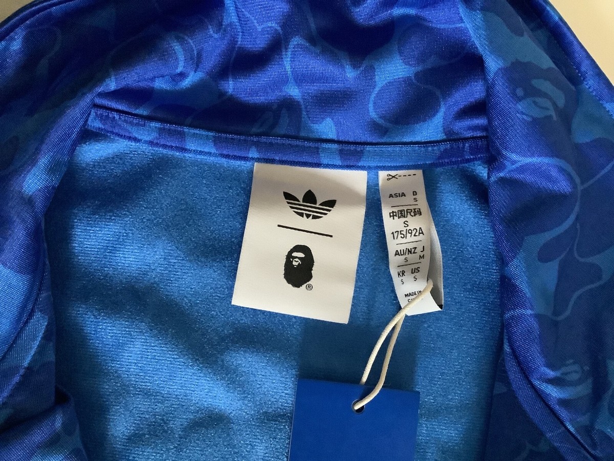 Authentic a bathing ape bape x adidas firebird track top