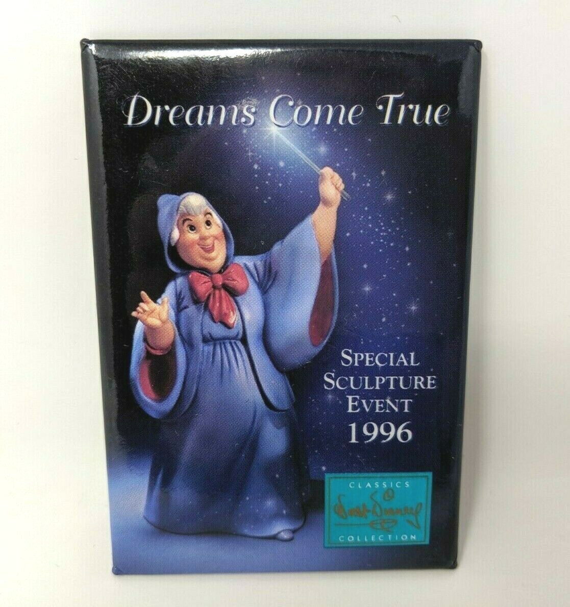 Disney WDCC Cinderella Special Event Pinback Pin Dreams True 96’ A003 JN21