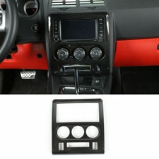 Carbon Fiber Central Control Navigation Cover Trim For Dodge Challenger 2009-14
