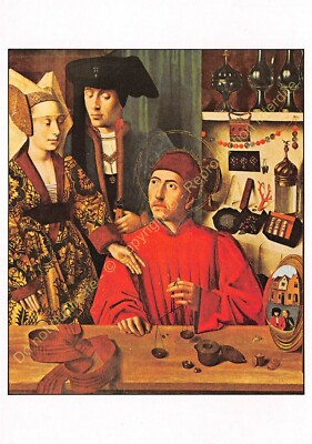 AK KUNST PETRUS CHRISTUS Heiliger Eloi in seiner Werkstatt