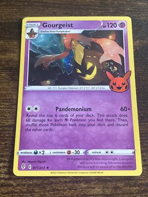 Gourgeist 077/203 Holo Rare Trick or Trade Halloween Pokmon Card L6463* | eBay Gourgeist 077/203 Holo Rare Trick or Trade Halloween Pokmon Card L6463* | eBay