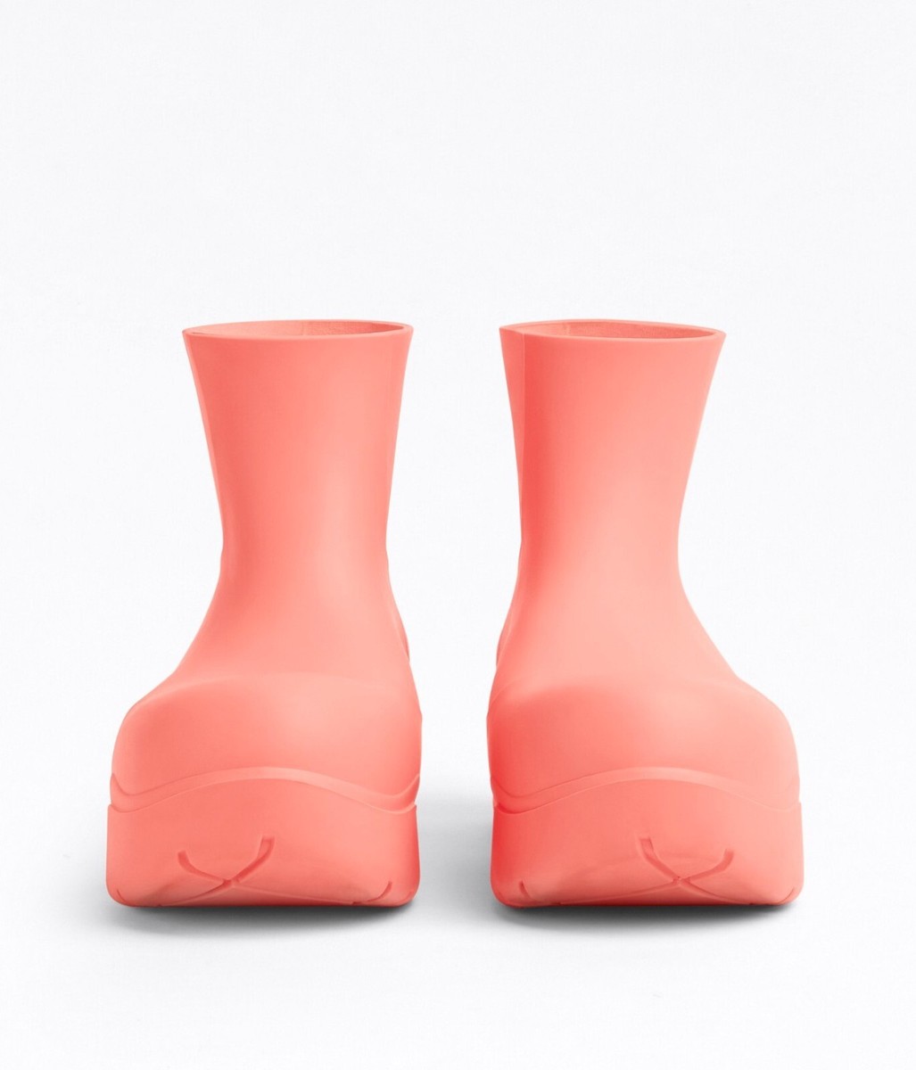靴 Bottega Veneta puddle boots pink BOTTEGA VENETA: Puddle boots in biodegradable rubber - Pink