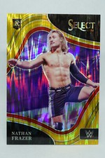 Nathan Frazer 2022 Panini Select WWE Ringside GOLD Prizm 5/10 SSP Rookie #289