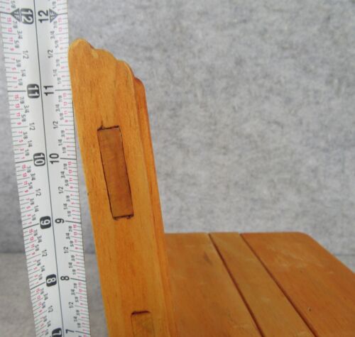 American Girl Doll JOSEFINA Wood Carved Southwestern Chair w Box - Imagen 17 de 24