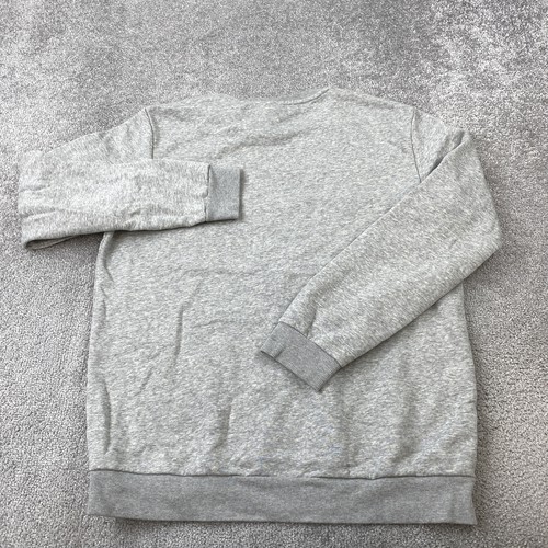Adidas Sweatshirt Men's Large Gray Logo Graphic Casual Comfy - Picture 7 of 12