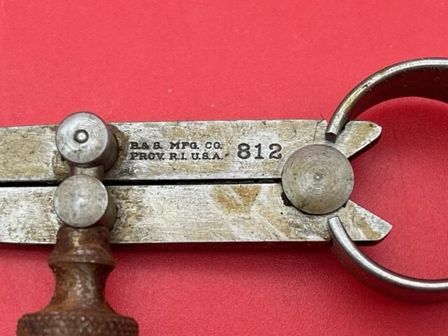 Brown & Sharpe 599-812-4 INSIDE SPRING CALIPER 0-4" IN STOCK Vintage Item! - Image 2 of 4