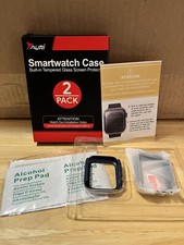 Auri Smartwatch Case Built-in Tempered Glass Screen Protector For Apple Watch