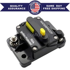 50AMP 12V DC Circuit Breaker Reset Car Audio Circuit Breaker FuseInverter