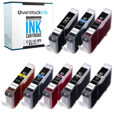 Compatible CLI-42 Ink Cartridges Lot for Canon 42 Fits PIXMA PRO-100 Printer