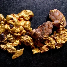 Sierra Nevada Gold Paydirt Authentic Unsearched Real Placer Gold Plus Added Gold