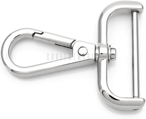 2pcs Detachable Snap Hook Swivel Clasp w/Screw Bar VT493 Bag Strap Hardware R... - Picture 2 of 7