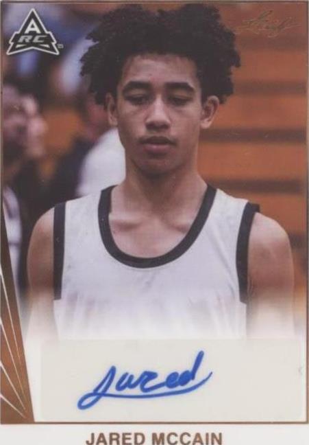 2021-22 Leaf Memories - Jared McCain #BA-JMC - 1 of 2