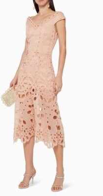 alice mccall baudelaire midi dress Alice McCall Baudelaire Broderie Anglais Midi Dress Black Size 4