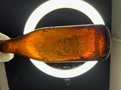 Reschs Brown Beer Bottle 30cm vintage Antique Australian long neck breweriana - Picture 13 of 13
