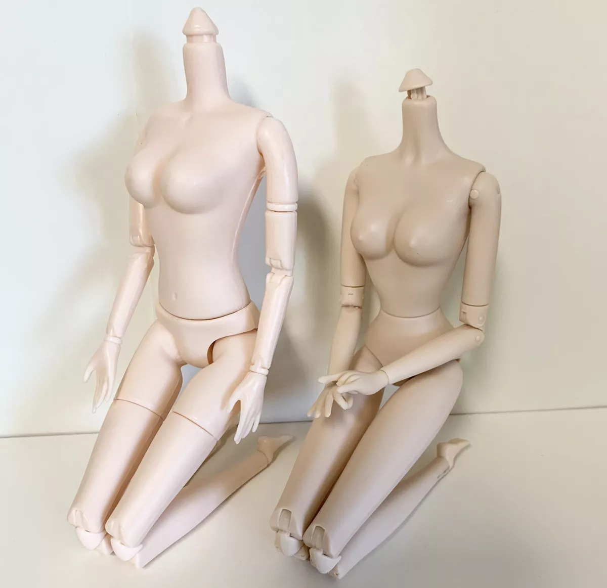 DIY OOAK BJD 2 pac Doll Body 12” Posable Jointed Articulated Change Hands  Symbol