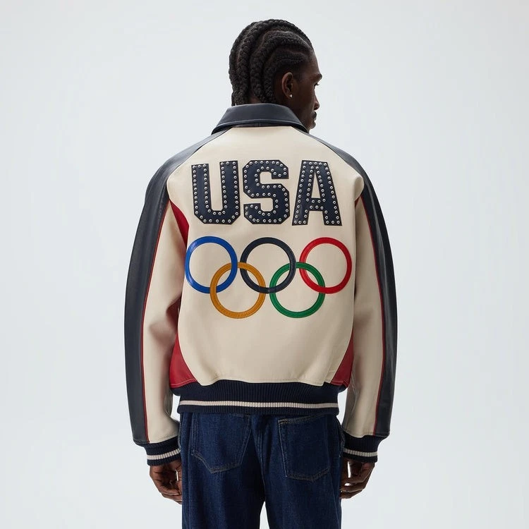 KITH x AVIREX USA OLYMPICS Genuine Leather Jacket KITH LEATHER JACKET
Opens in a new window or tab