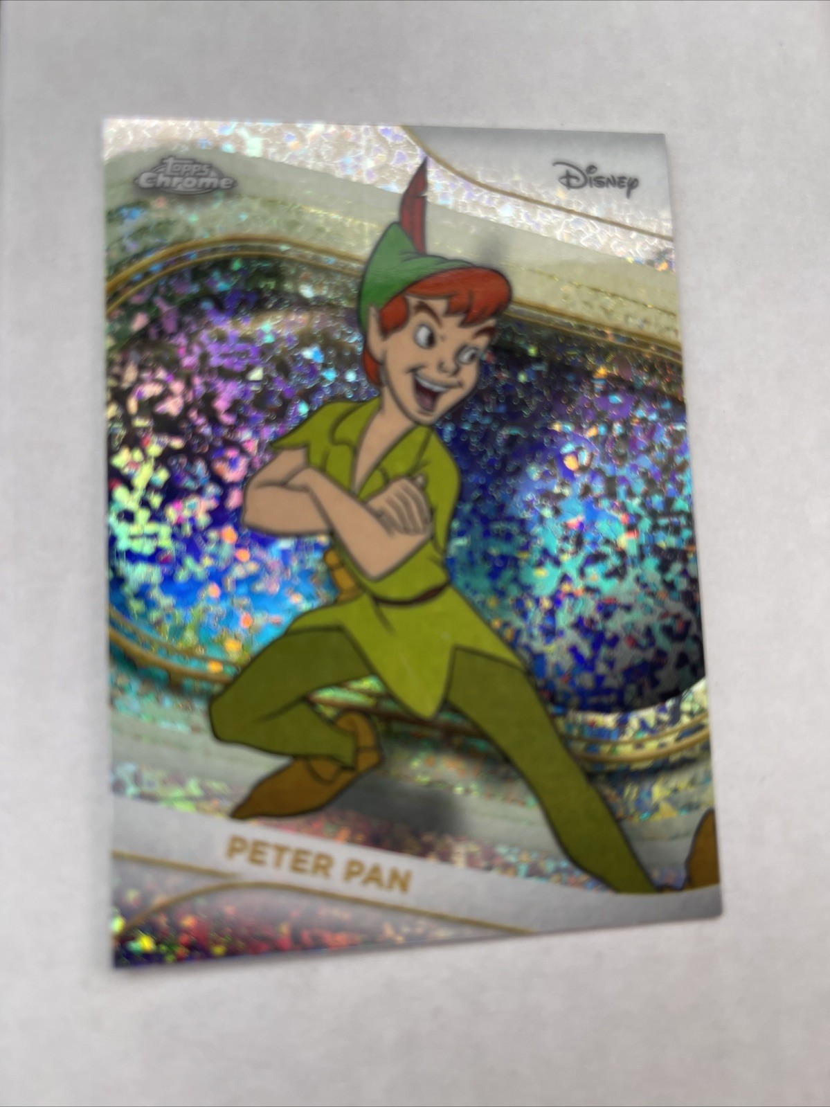 Disney Topps Chrome 2025 Peter Pan Mini Diamonds Refractor
