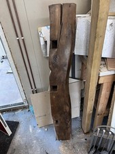 Solid oak wooden fireplace beam